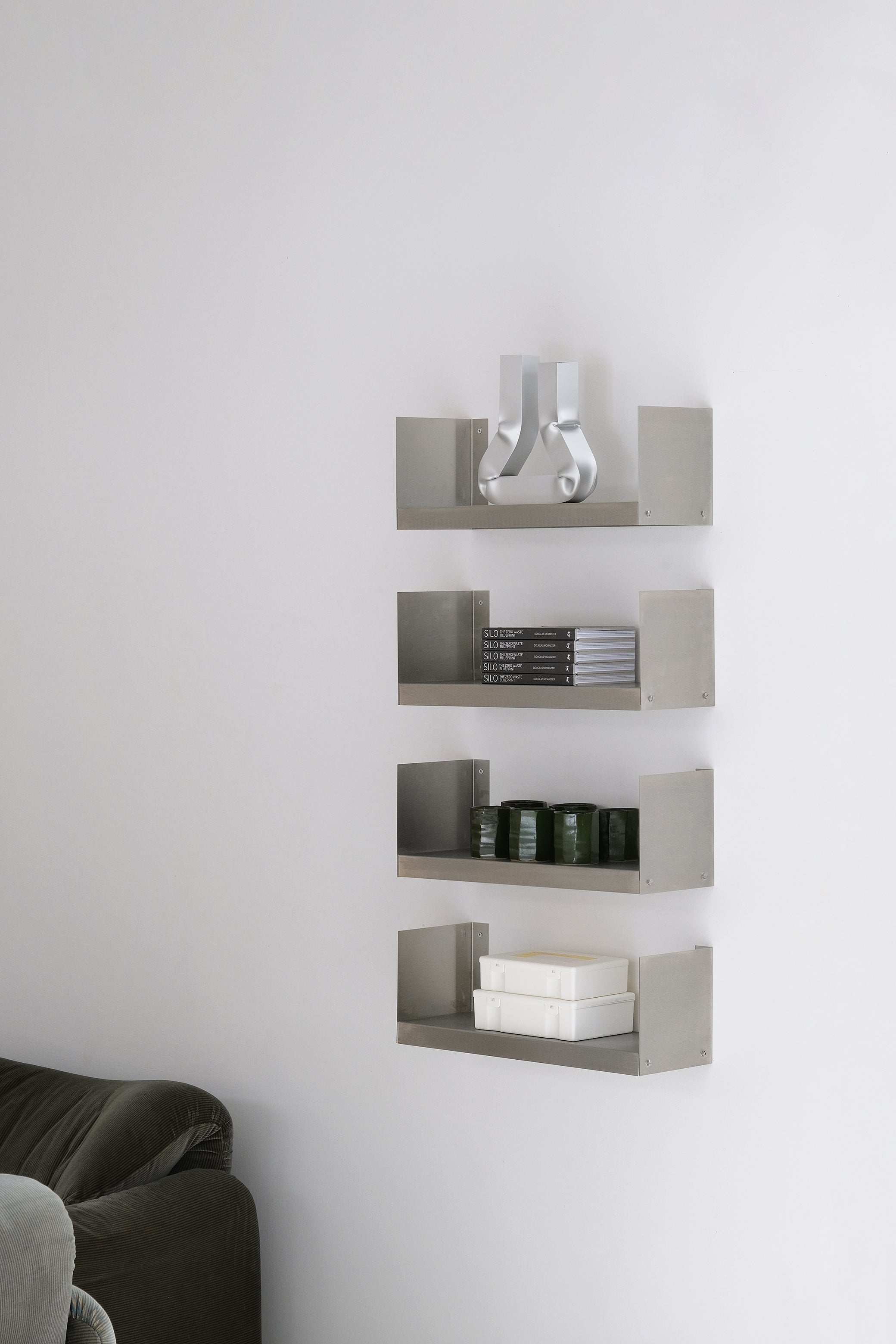 Shlf one layer-KIOSK48TH-KIOSK48TH-stålhylde-steel-shelf-stainless-steel