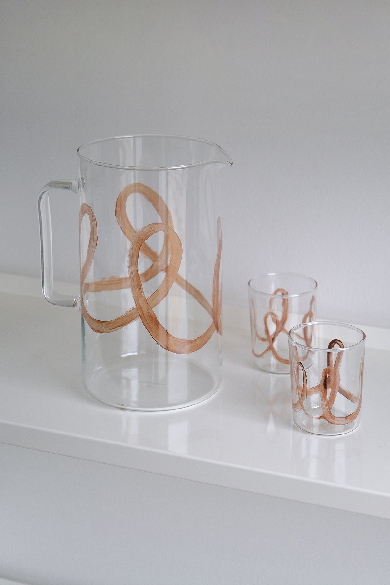 Soft serve pitcher brown swirl-NIKO JUNE-KIOSK48TH