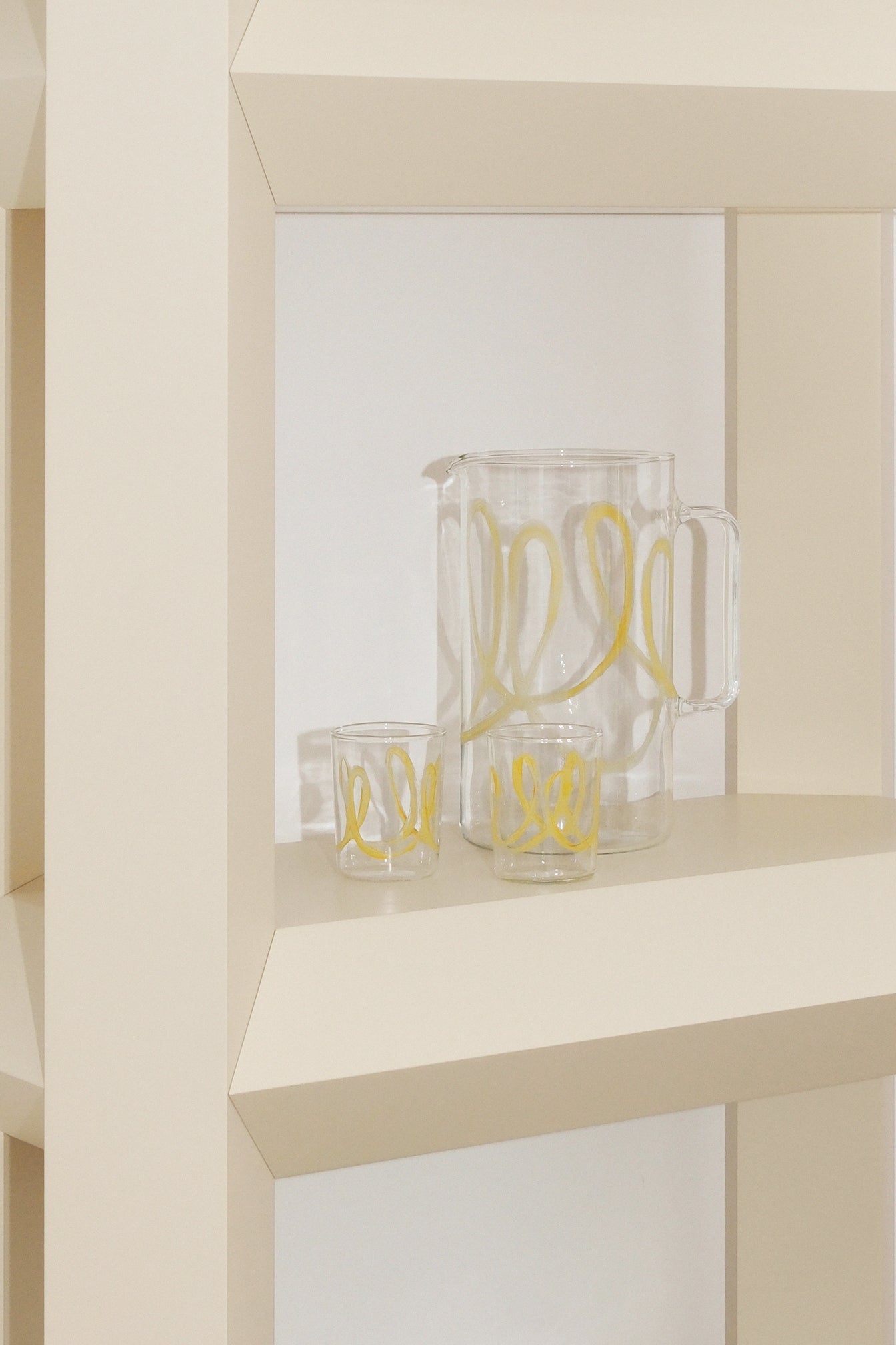 Soft serve pitcher yellow swirl-NIKO JUNE-KIOSK48TH