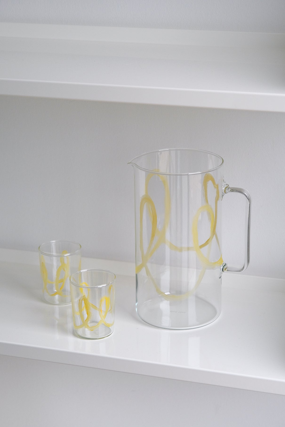 Soft serve pitcher yellow swirl-NIKO JUNE-KIOSK48TH