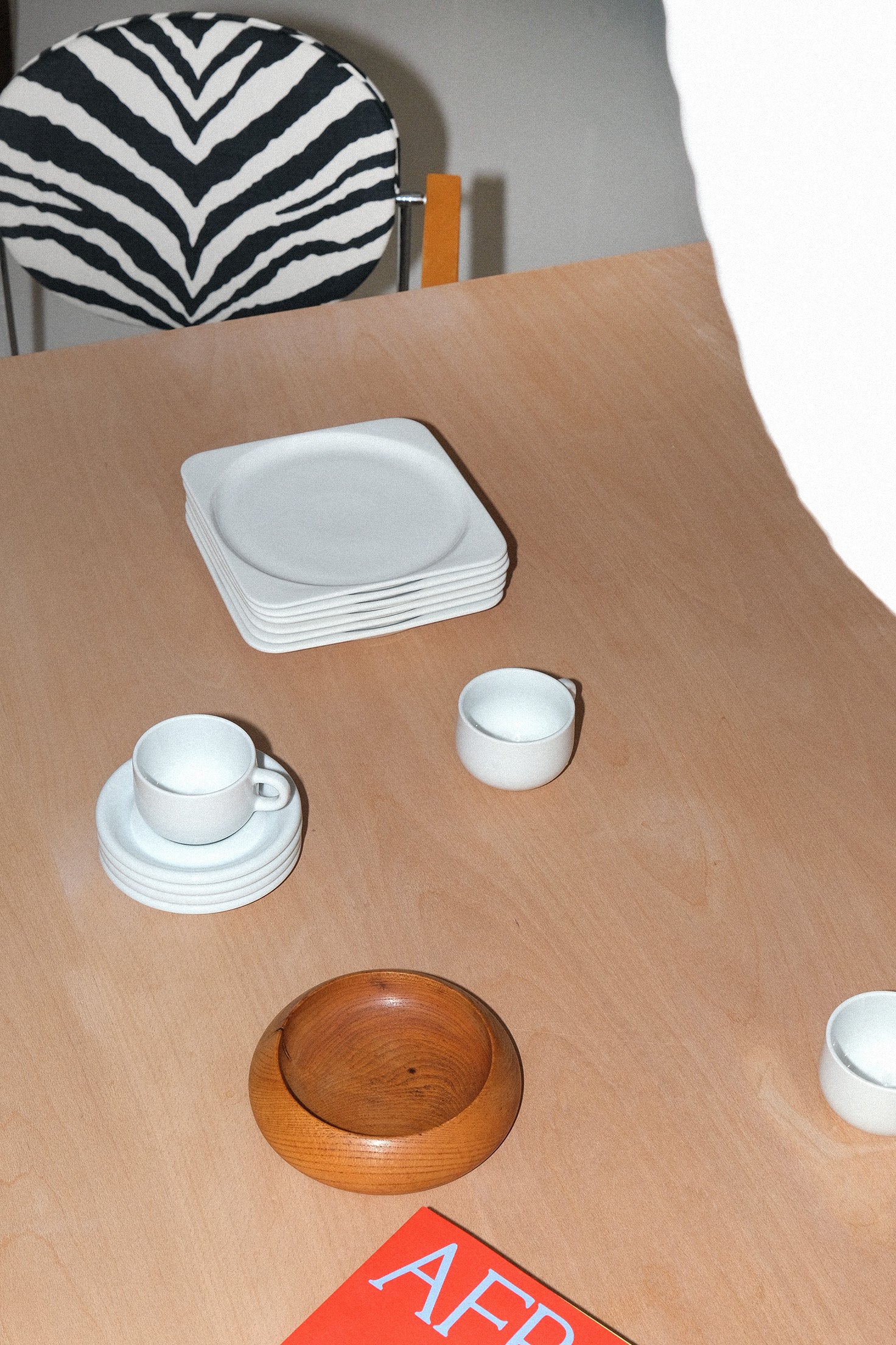 Square Plates Set of 6-Vintage-KIOSK48TH