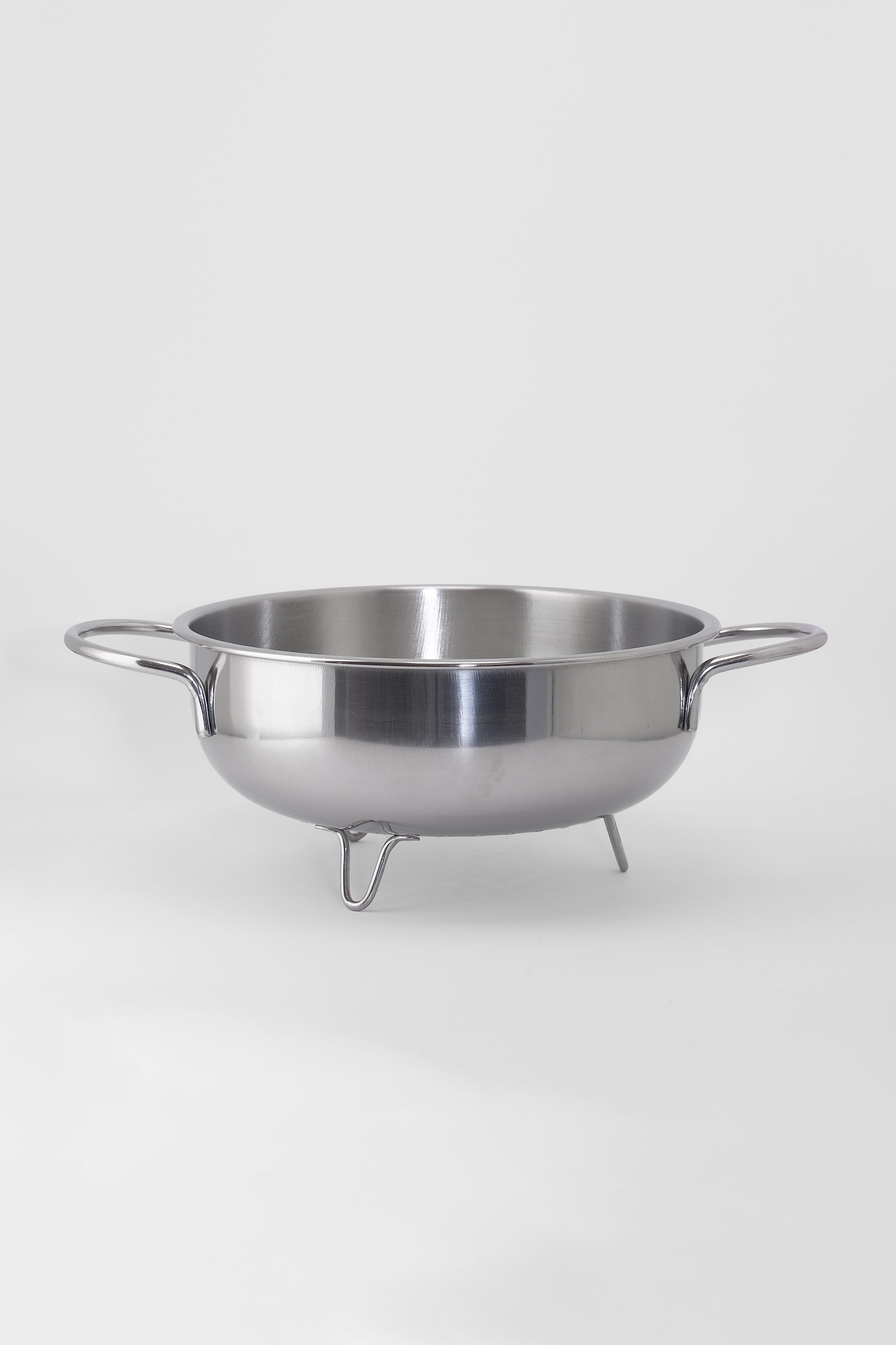 Steel colander 2 sizes-Inox-KIOSK48TH