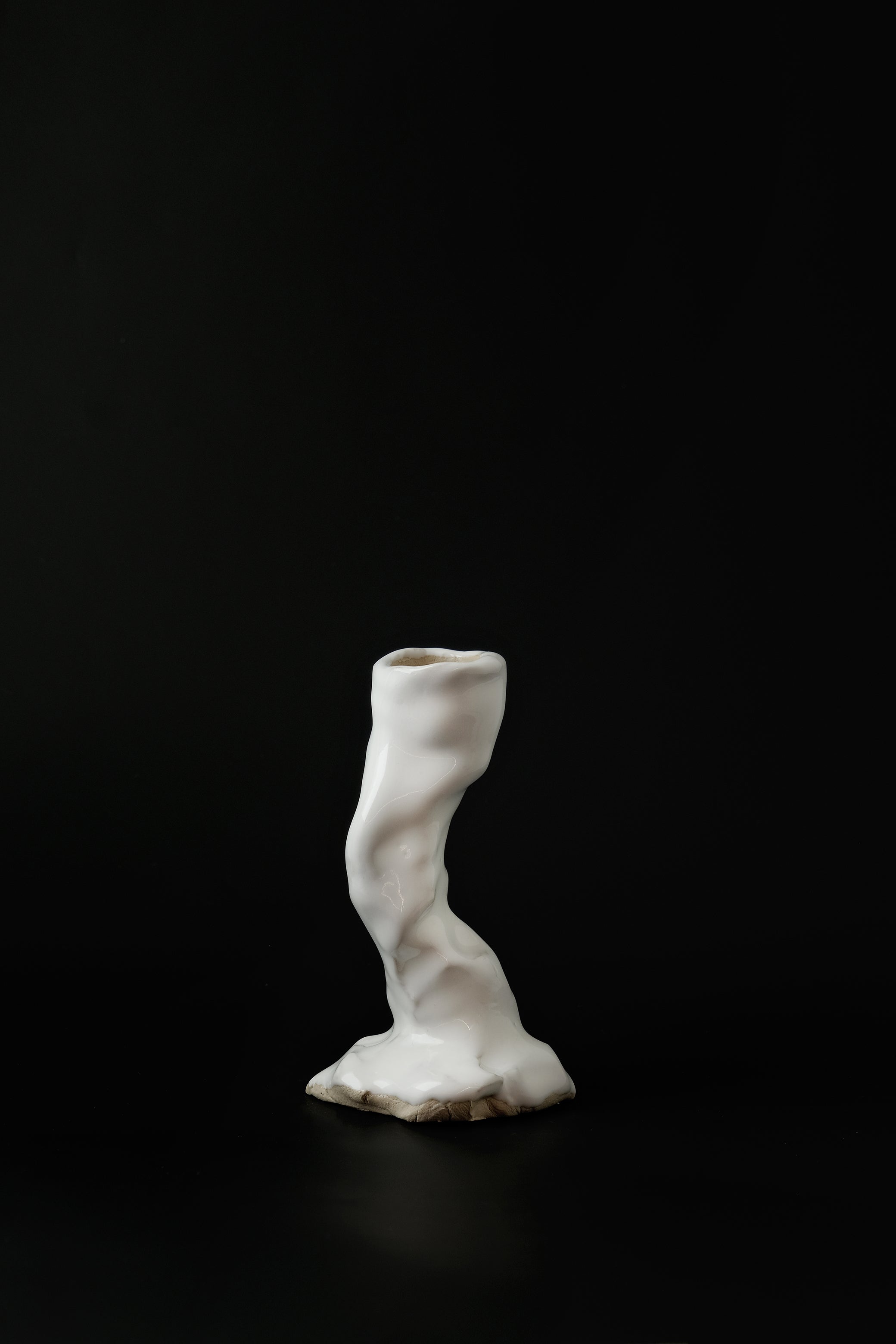 The candle holder - M - white-Emilie Holm-KIOSK48TH