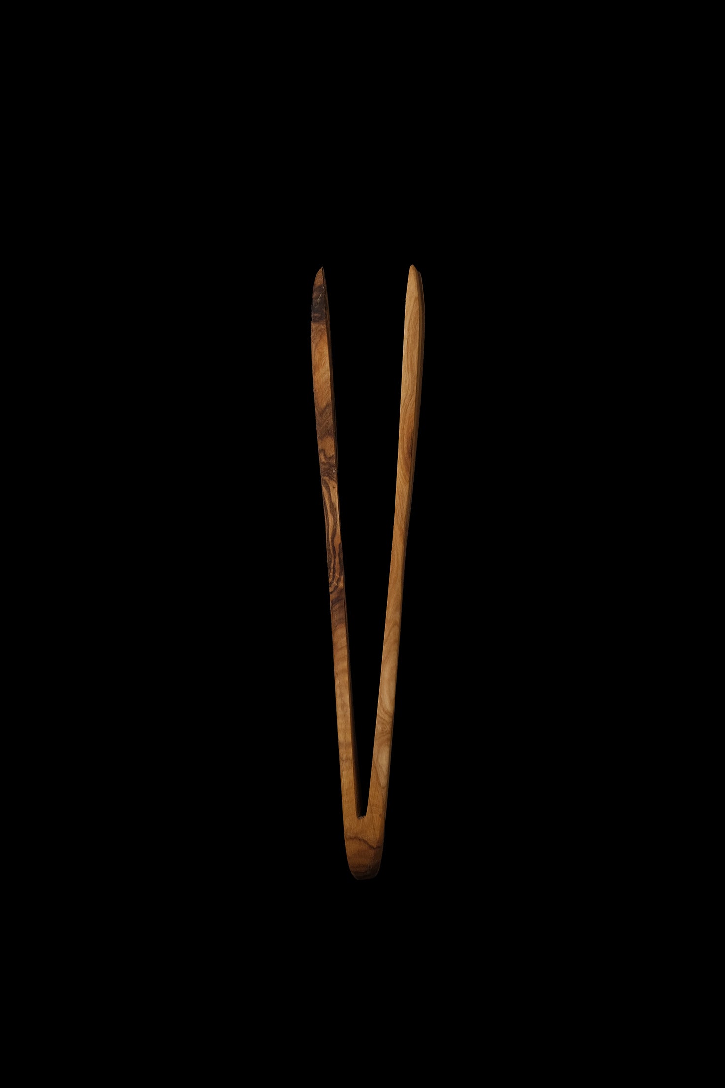 Tong Olive Wood-Inox-KIOSK48TH