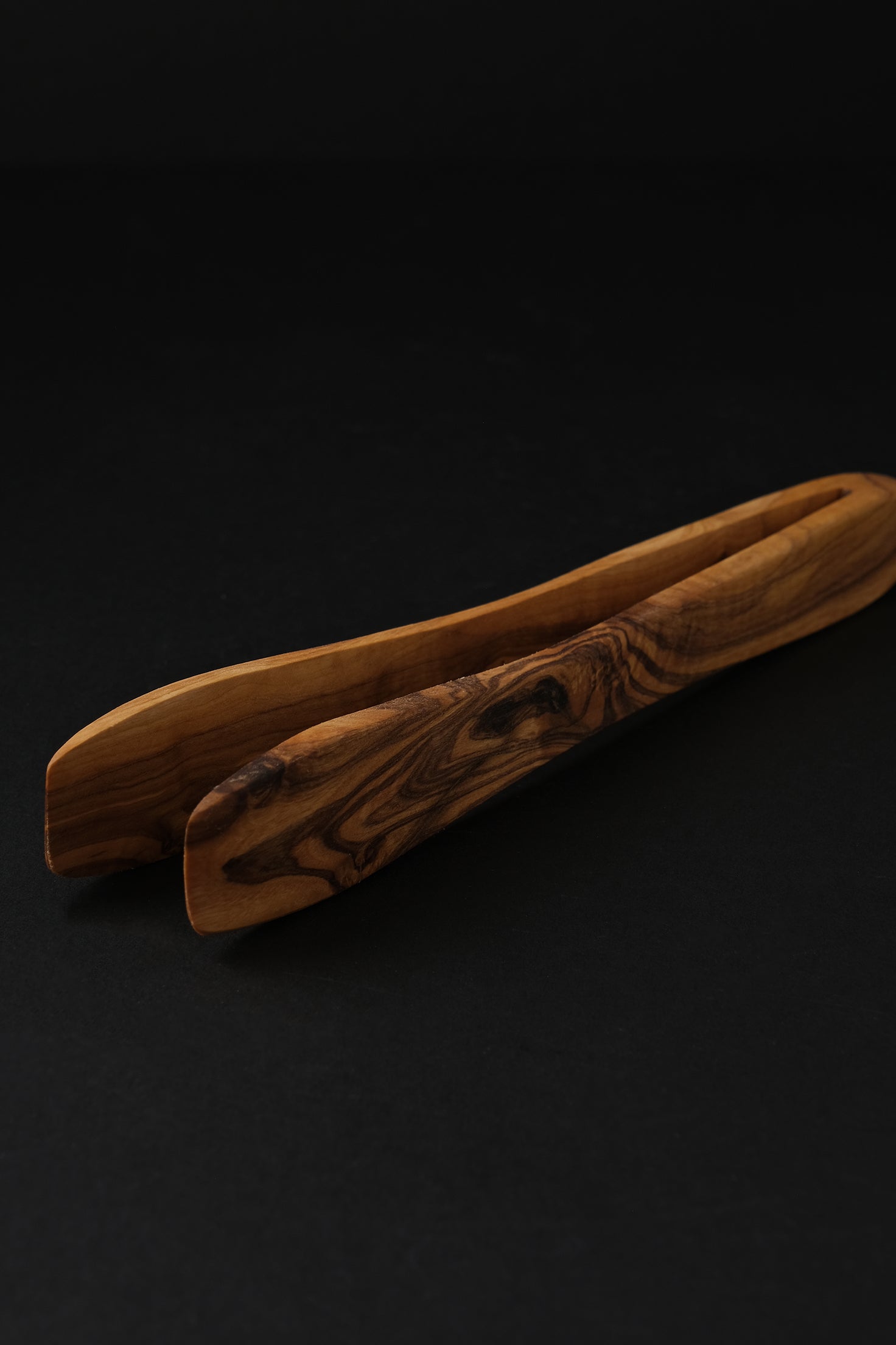 Tong Olive Wood-Inox-KIOSK48TH