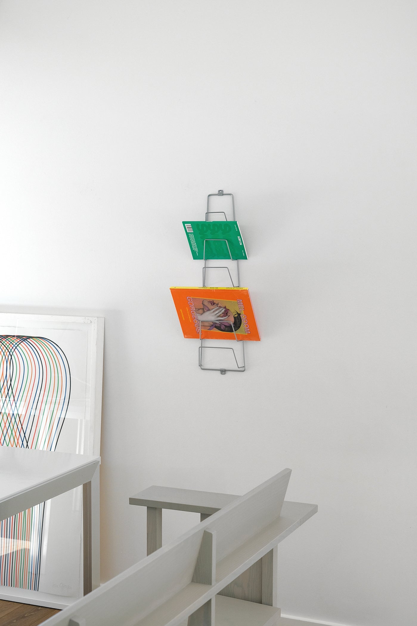 Triangular Magazine Rack-Vintage-KIOSK48TH