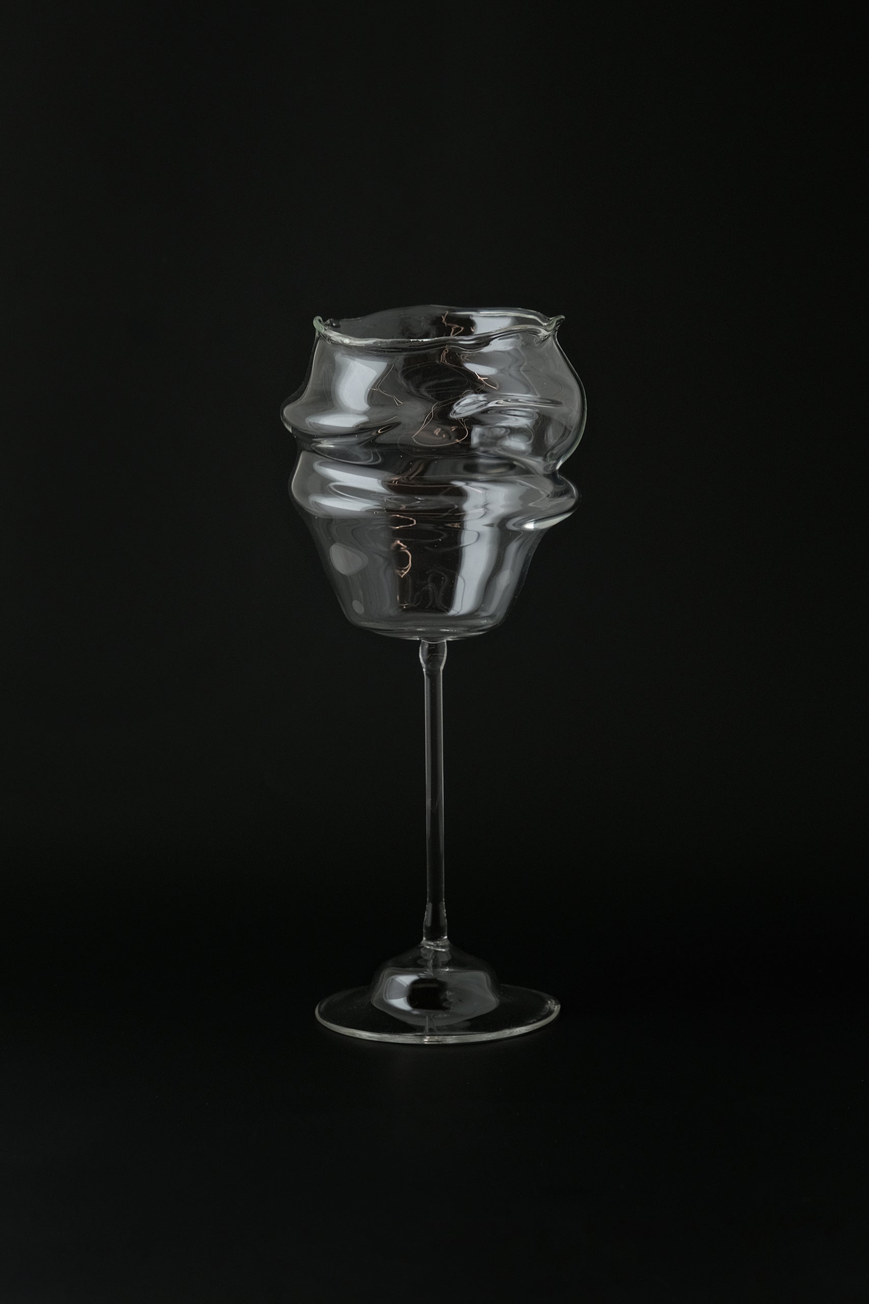 Verre Froissé Vin-Ulysse Sauvage-KIOSK48TH