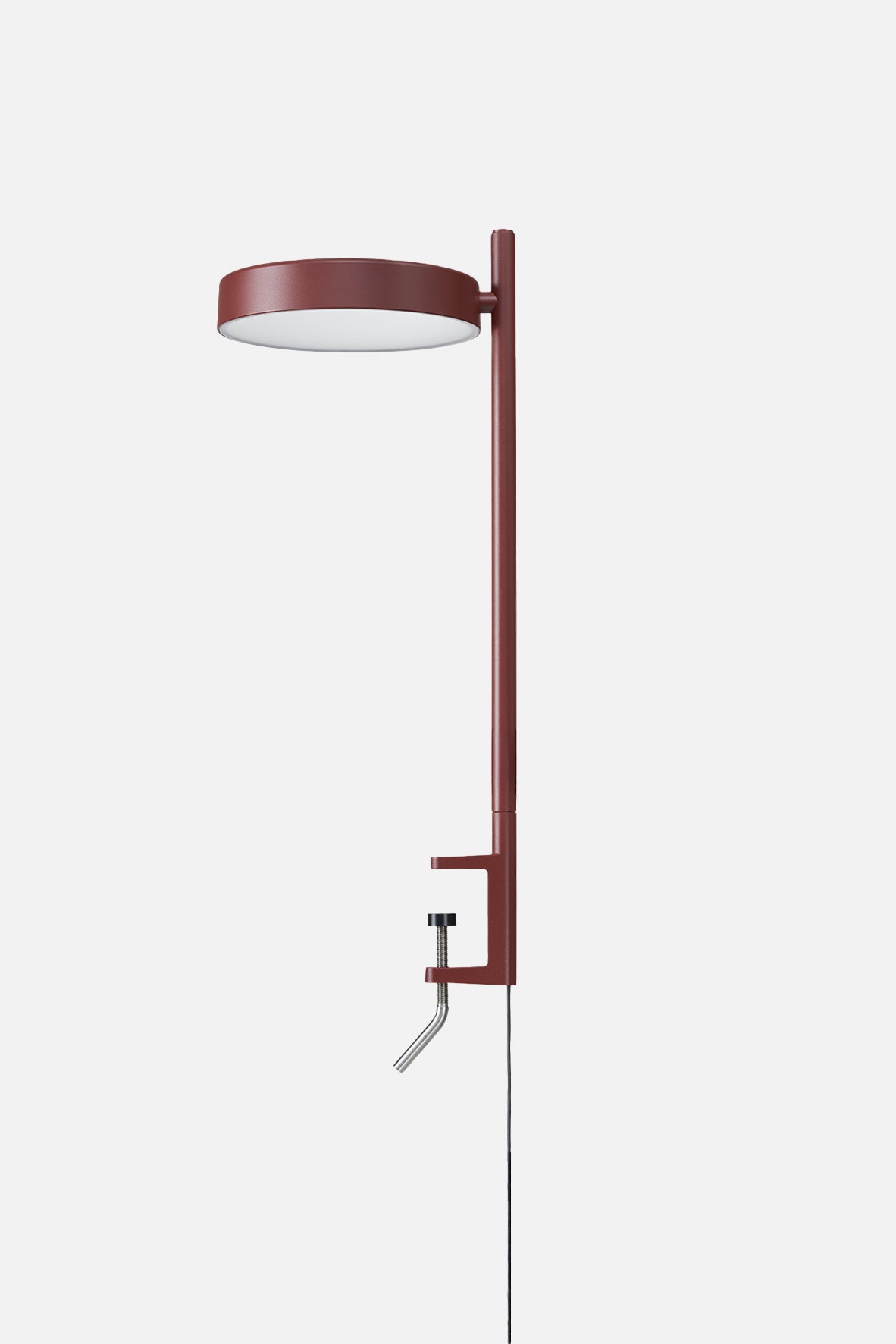 w242 Pastille Alu Clamp Lamp Long Oxide Red-Wästberg-KIOSK48TH