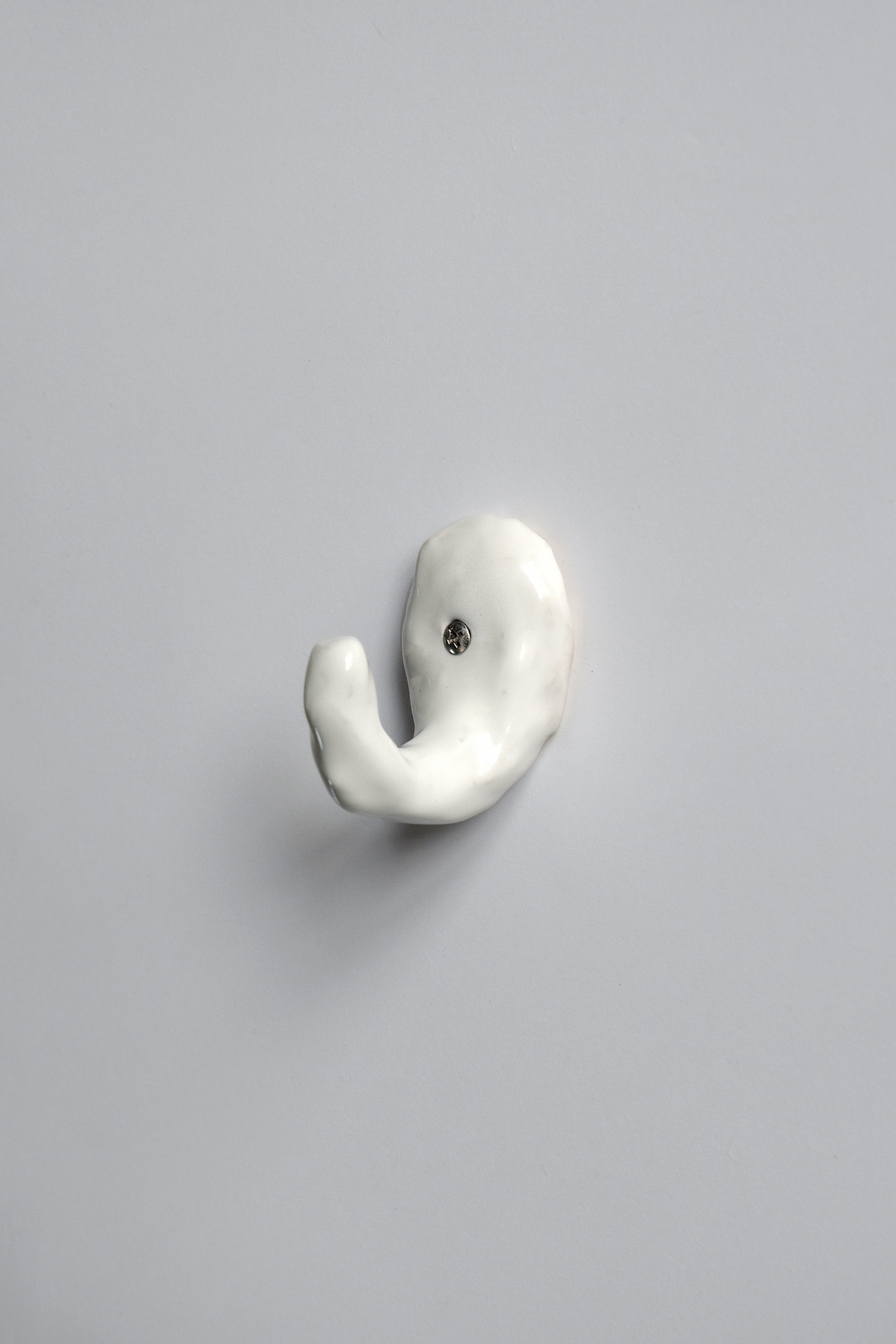 Wall hook large white-Emilie Holm-KIOSK48TH