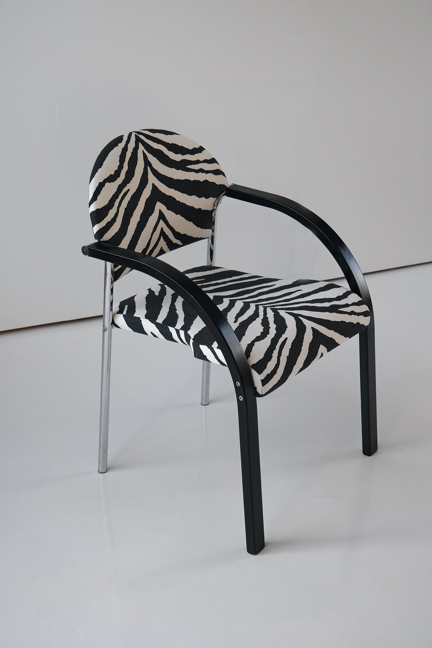 Zebra Chrome Chair-Vintage-KIOSK48TH