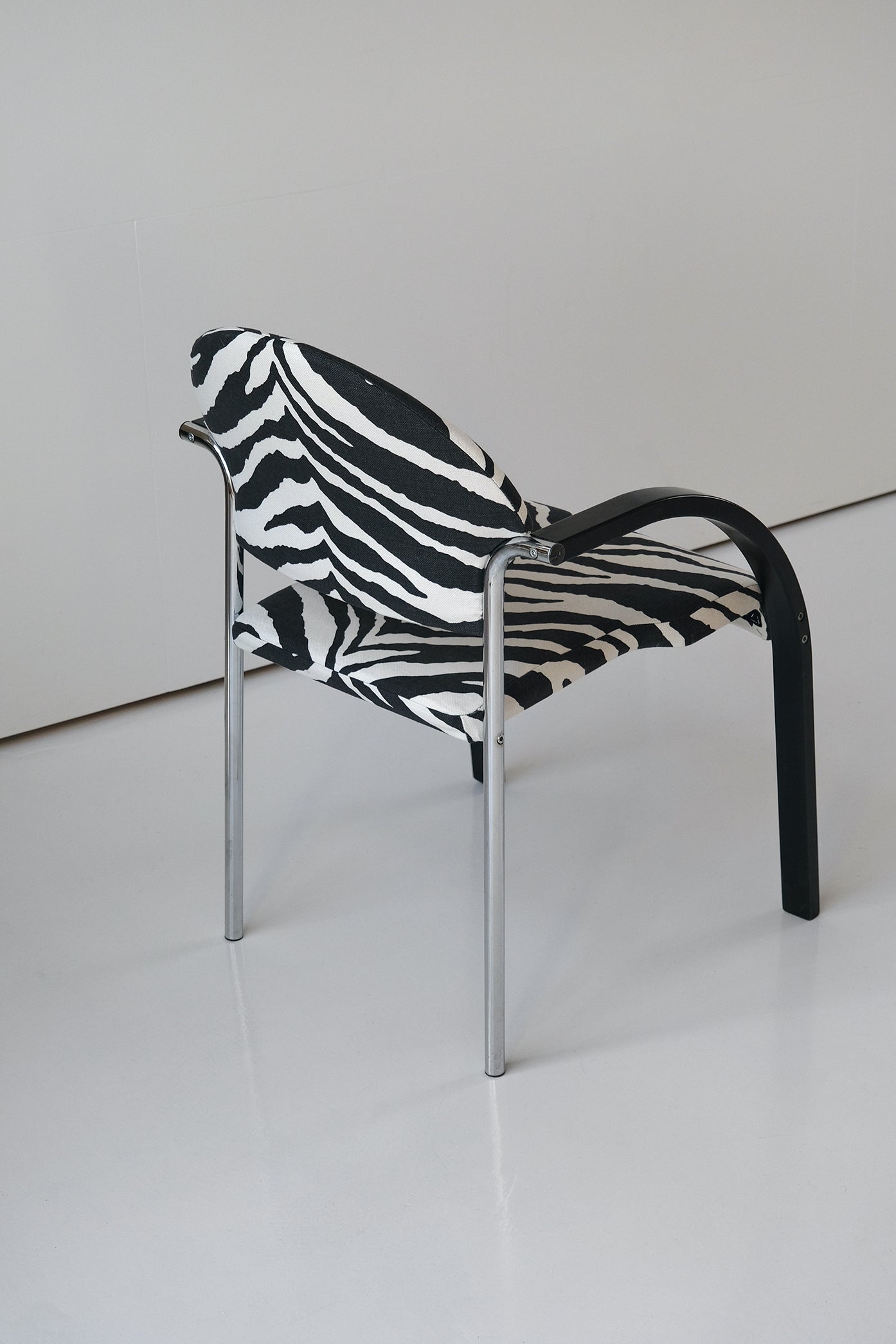 Zebra Chrome Chair-Vintage-KIOSK48TH
