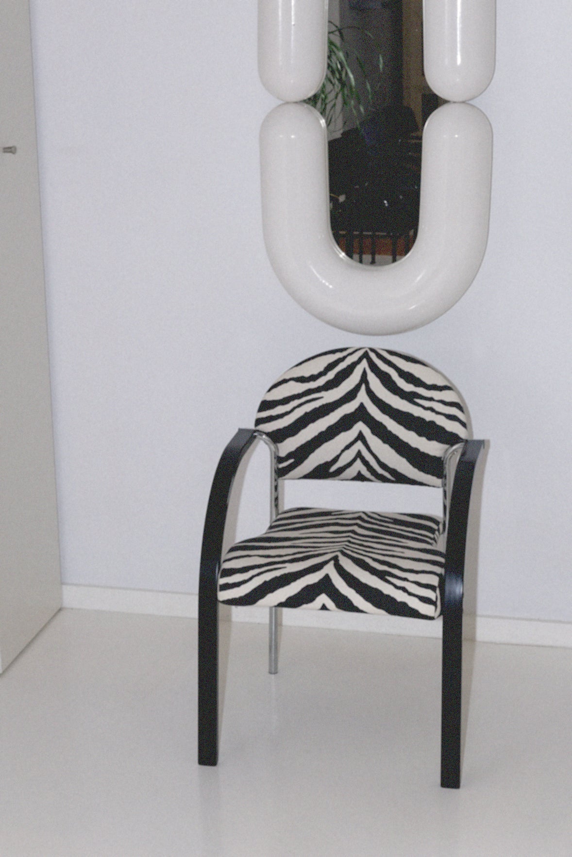 Zebra Chrome Chair-Vintage-KIOSK48TH