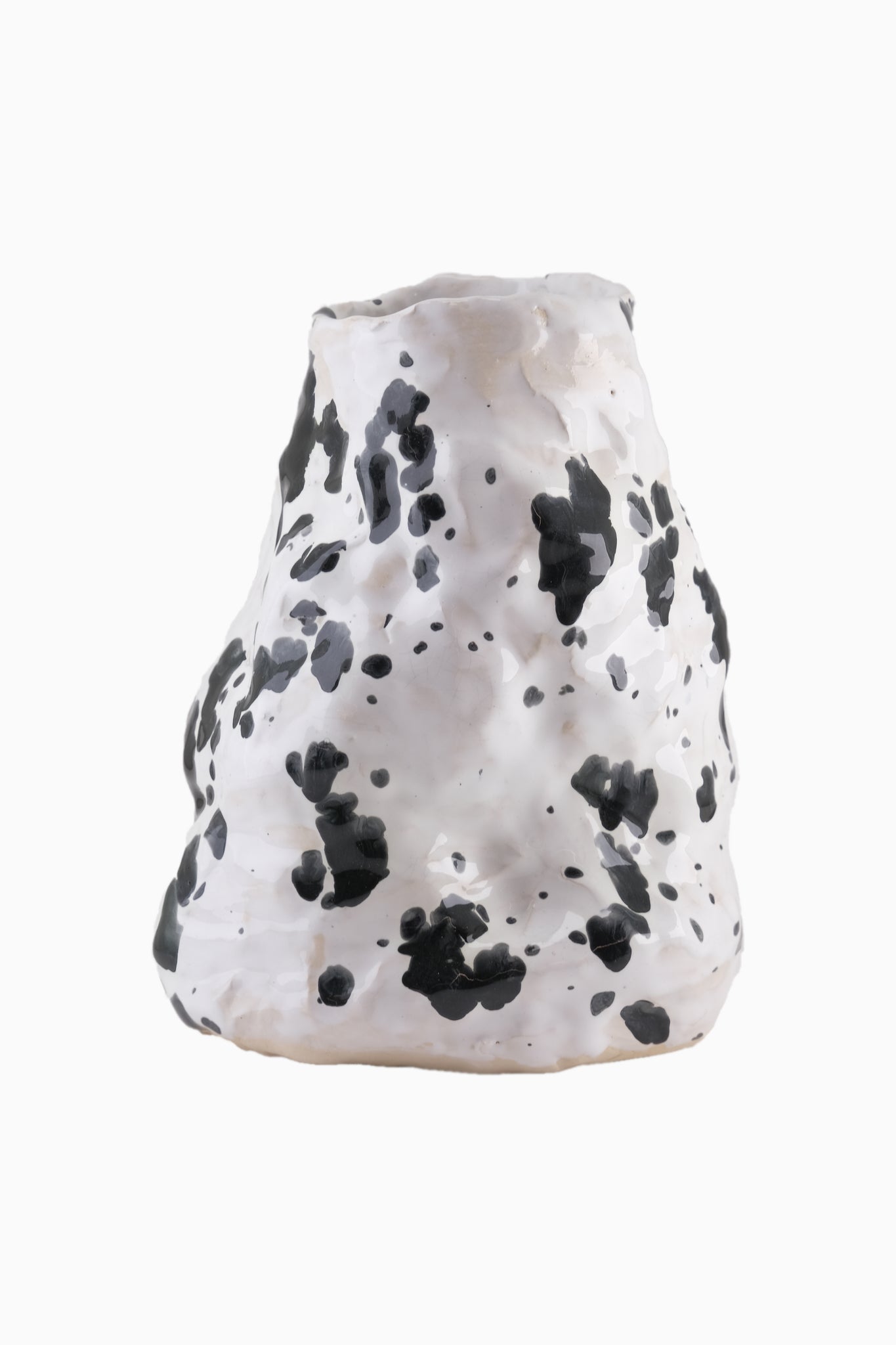 Glaze vase white/black-Emilie Holm-[interior]-[design]-KIOSK48TH