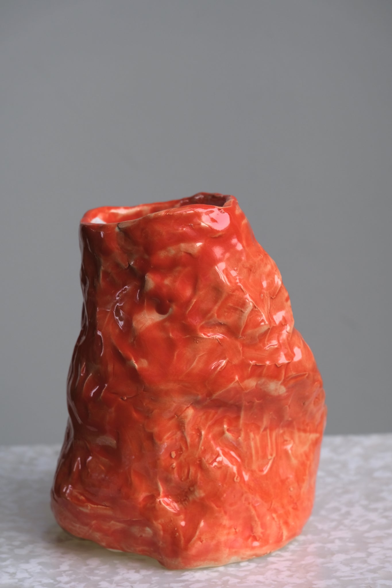 Glaze vase orange/red-Emilie Holm-[interior]-[design]-KIOSK48TH
