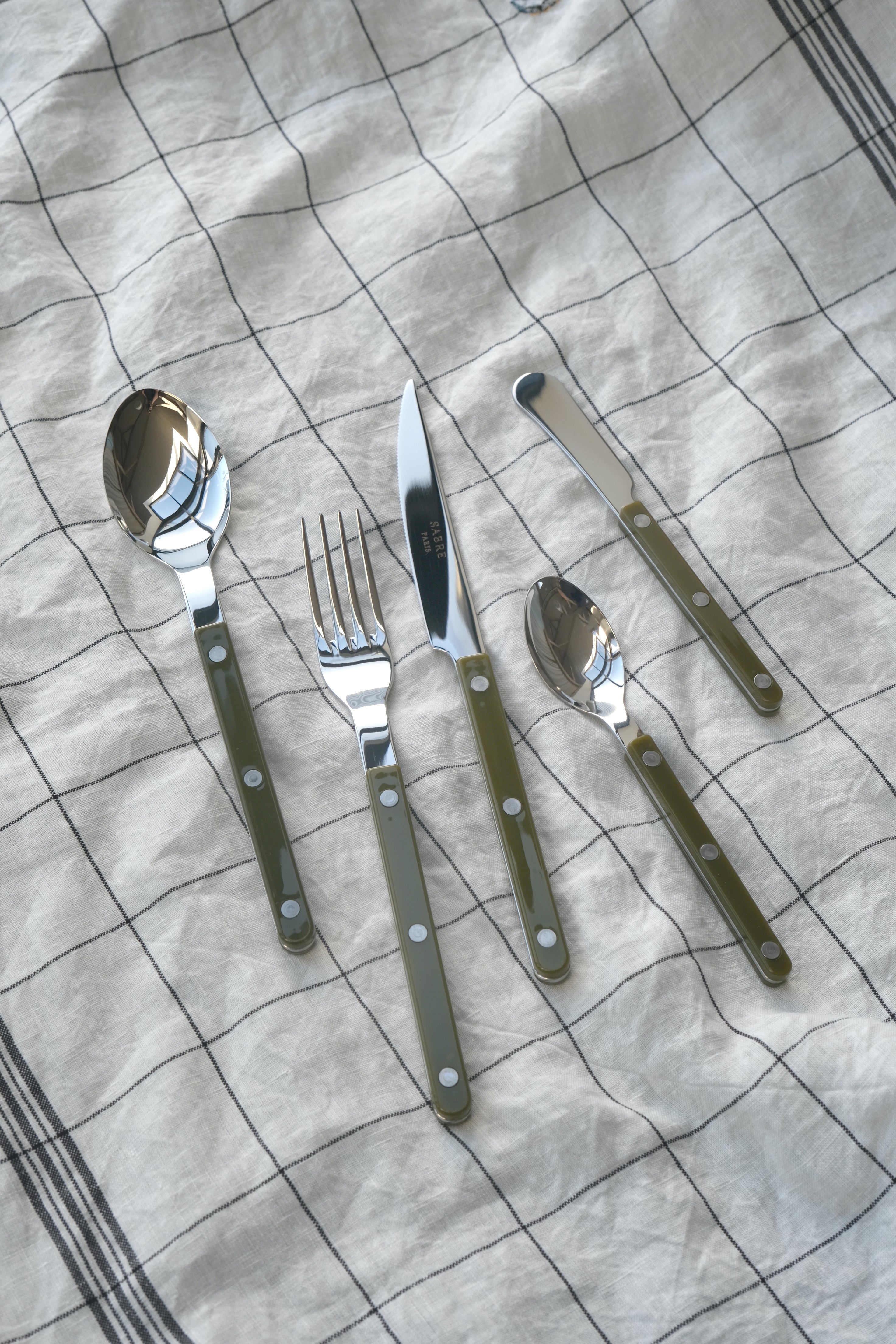 Bistrot cutlery green fern-Sabre Paris-[interior]-[design]-KIOSK48TH
