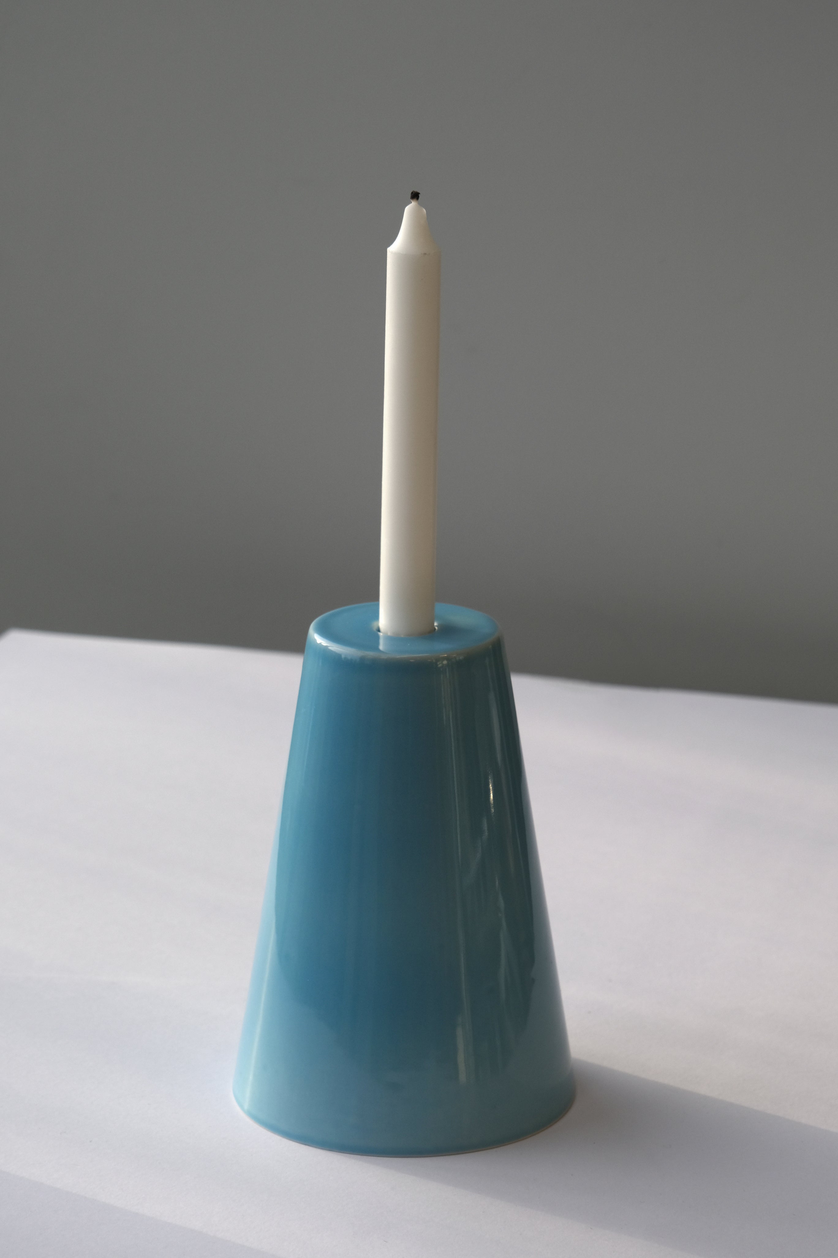 Cone candle holder light blue-Cor Unum-[interior]-[design]-KIOSK48TH