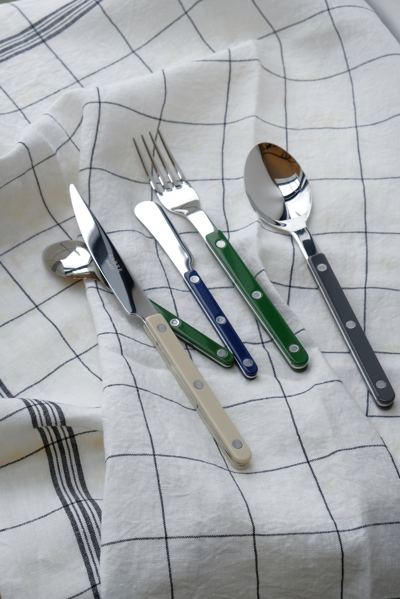 Bistrot cutlery green-Sabre Paris-KIOSK48TH
