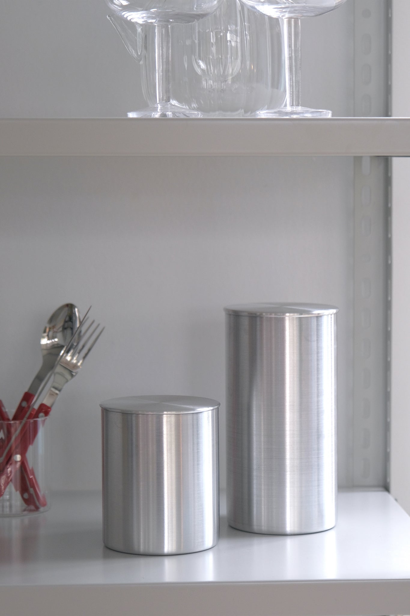 Aluminium jar 2 sizes-Inox-[interior]-[design]-KIOSK48TH