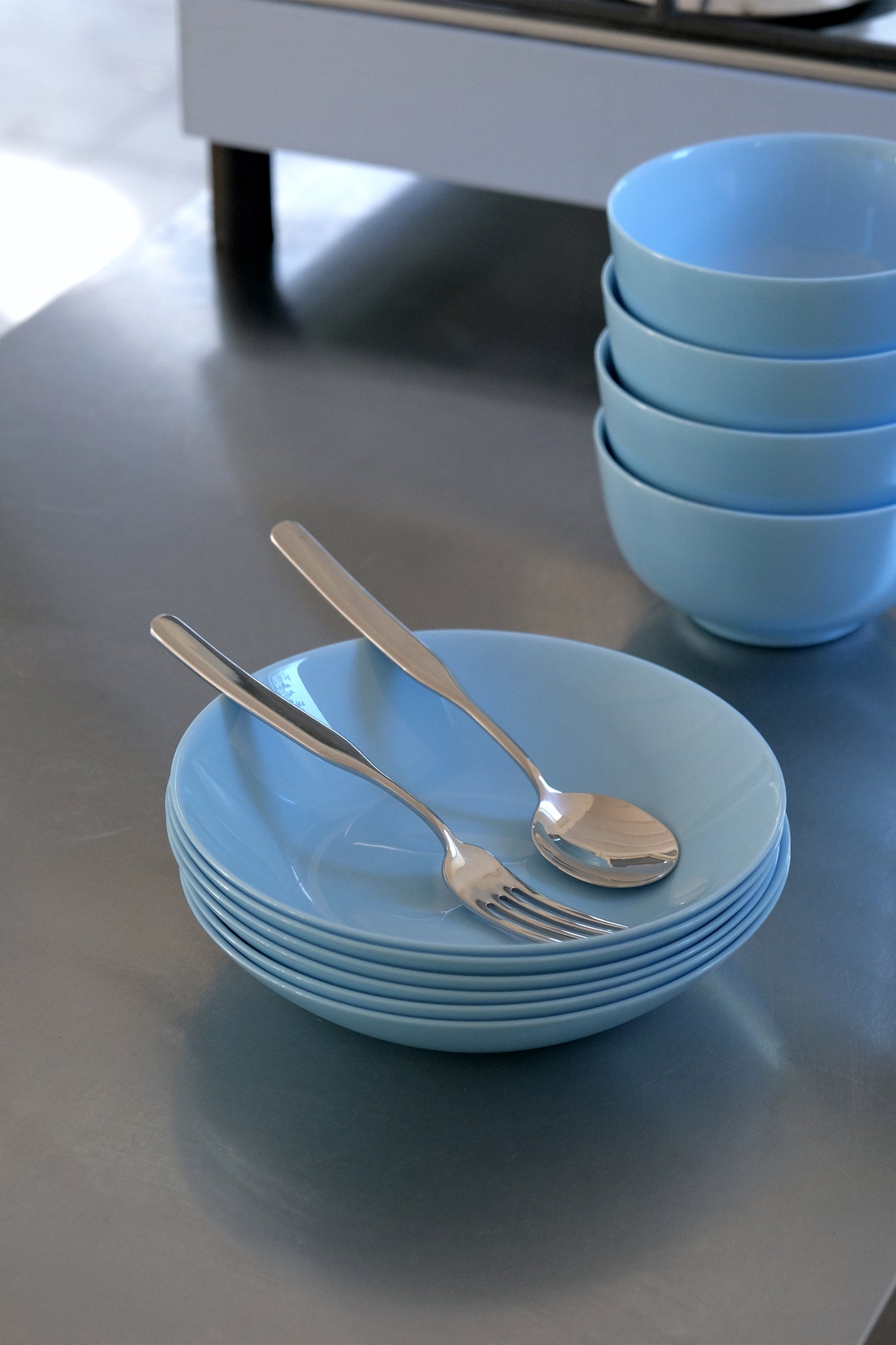 Tempered glass pasta/soup plate light blue-Luminarc-[interior]-[design]-KIOSK48TH