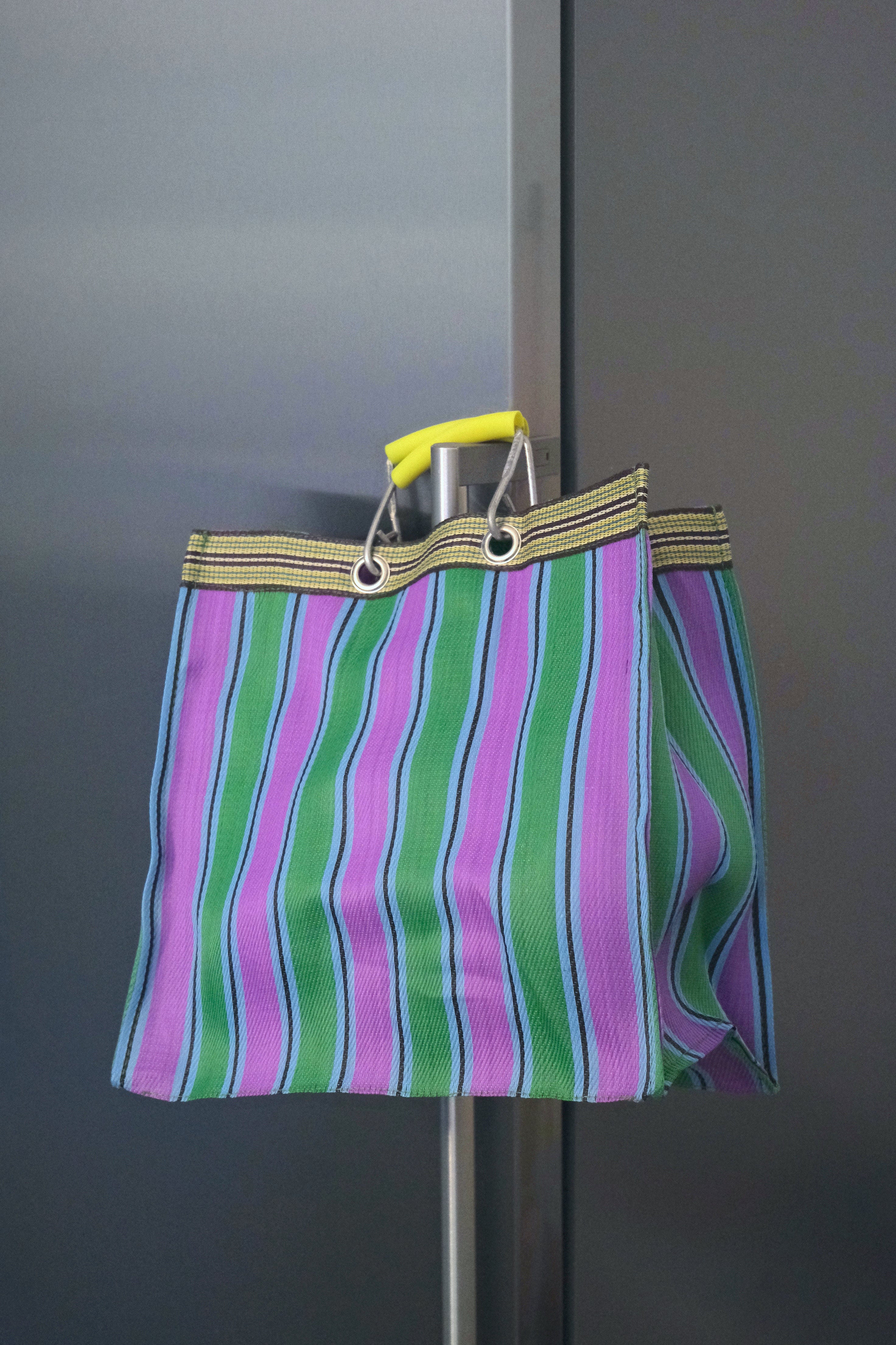 Recycled plastic bag green/purple-Puebco-[interior]-[design]-KIOSK48TH