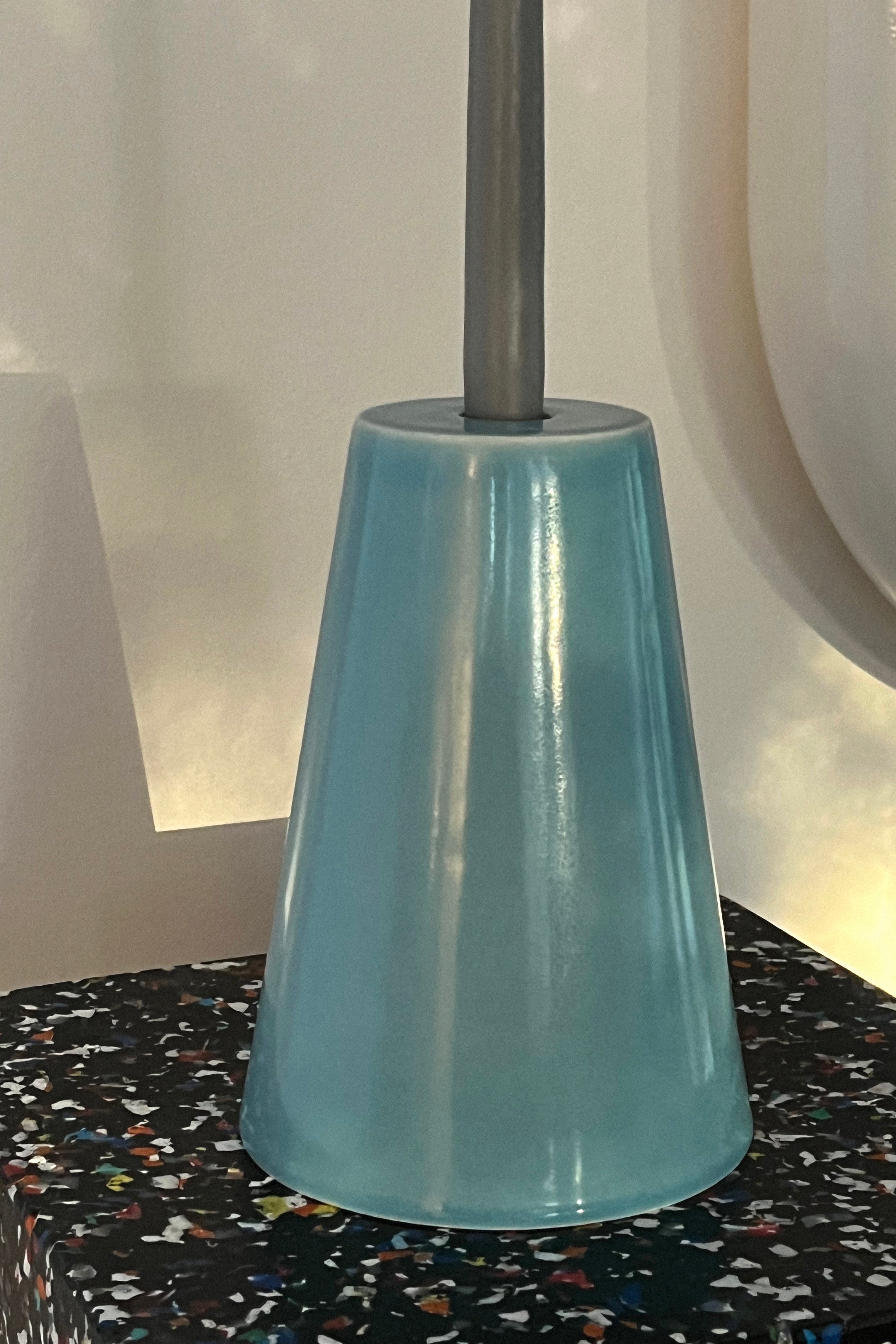 Cone candle holder light blue-Cor Unum-[interior]-[design]-KIOSK48TH