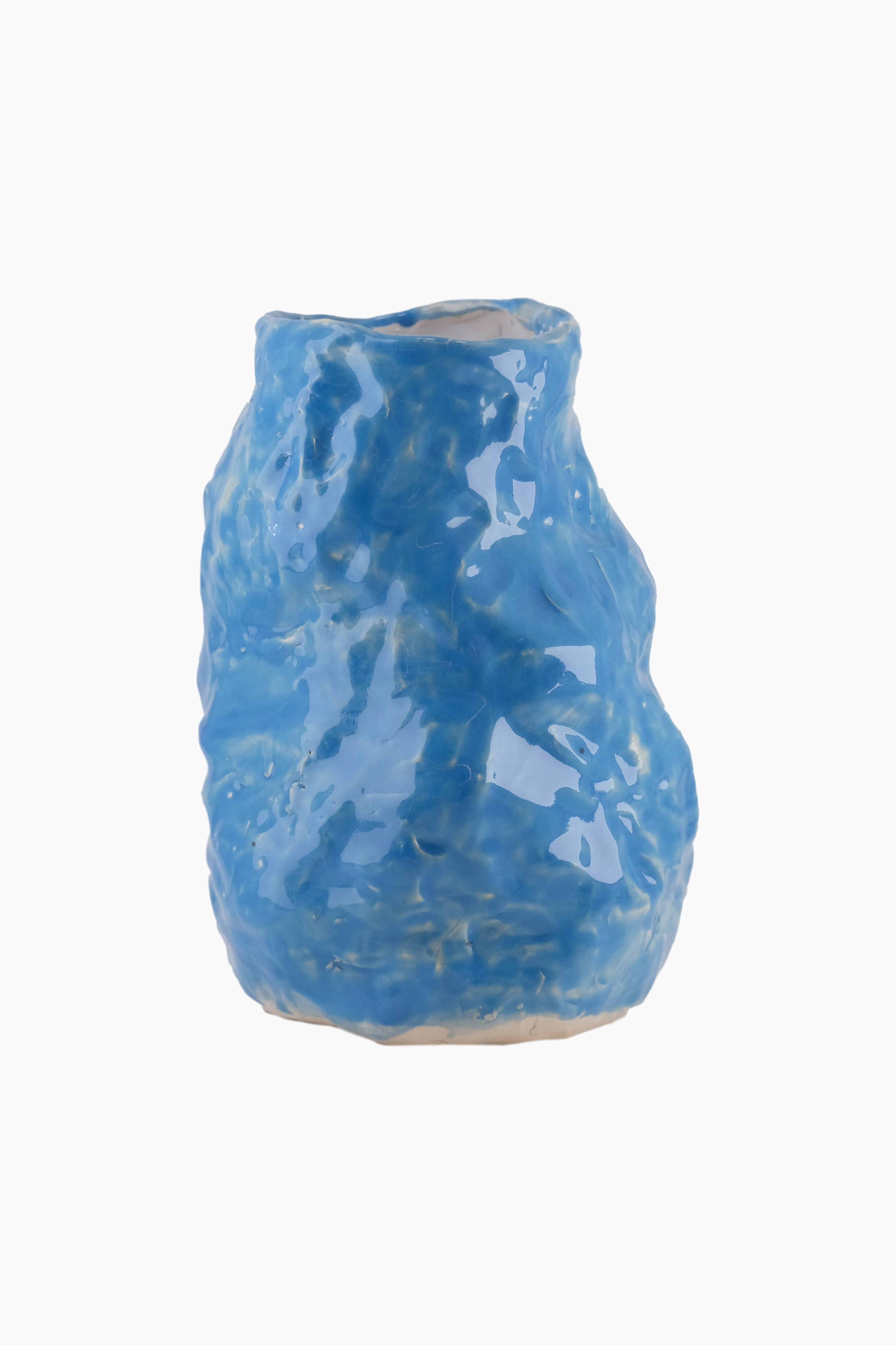 Glaze vase medium blue-Emilie Holm-[interior]-[design]-KIOSK48TH