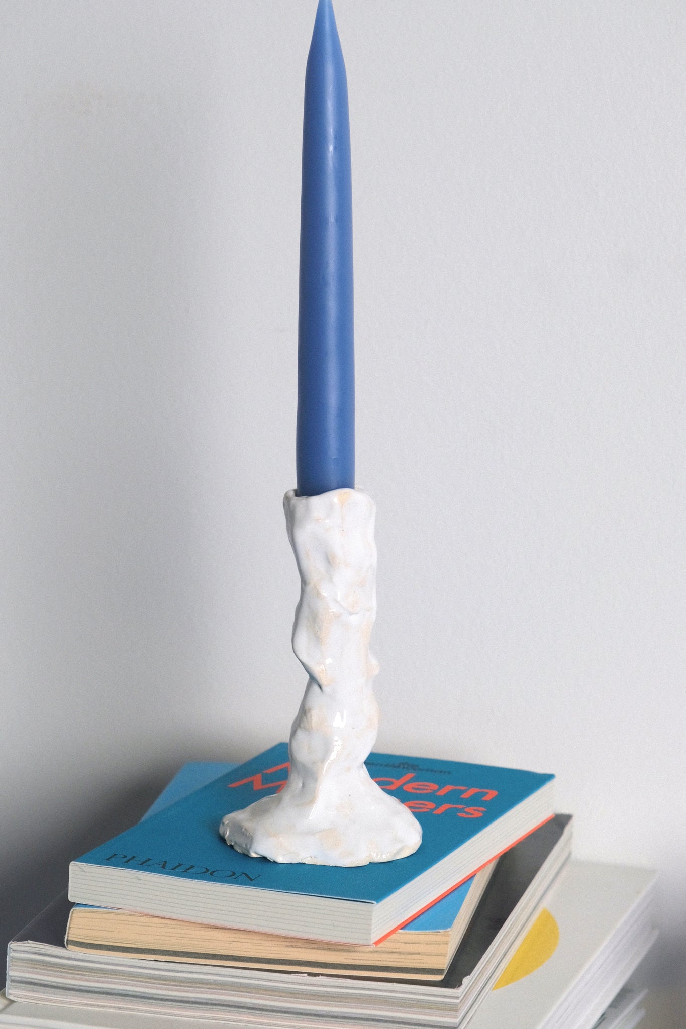 The candle holder - M - white-Emilie Holm-[interior]-[design]-KIOSK48TH
