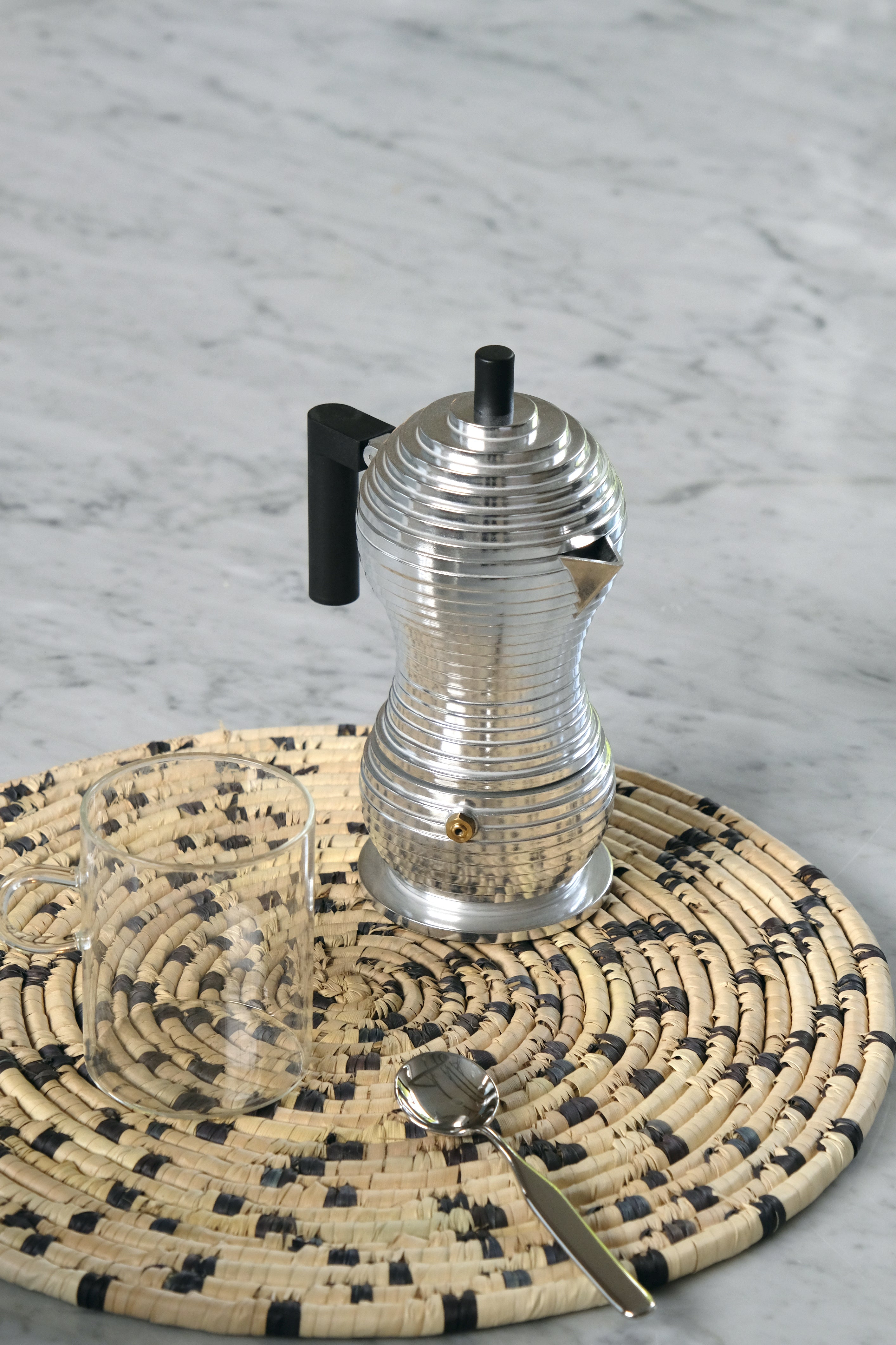 Pulcina espresso maker black 3 cups-Alessi-[interior]-[design]-KIOSK48TH
