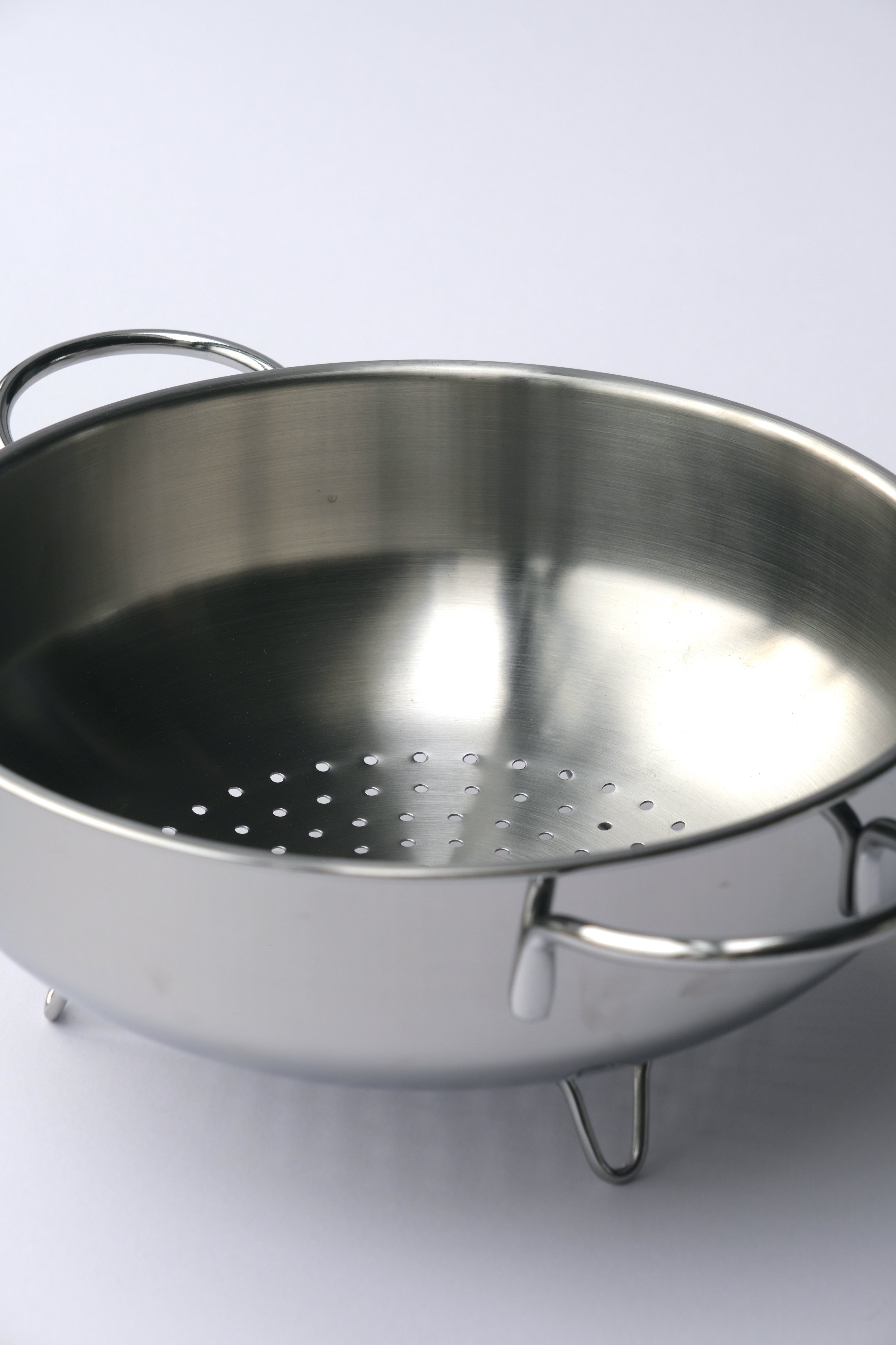 Steel colander 2 sizes-Inox-[interior]-[design]-KIOSK48TH