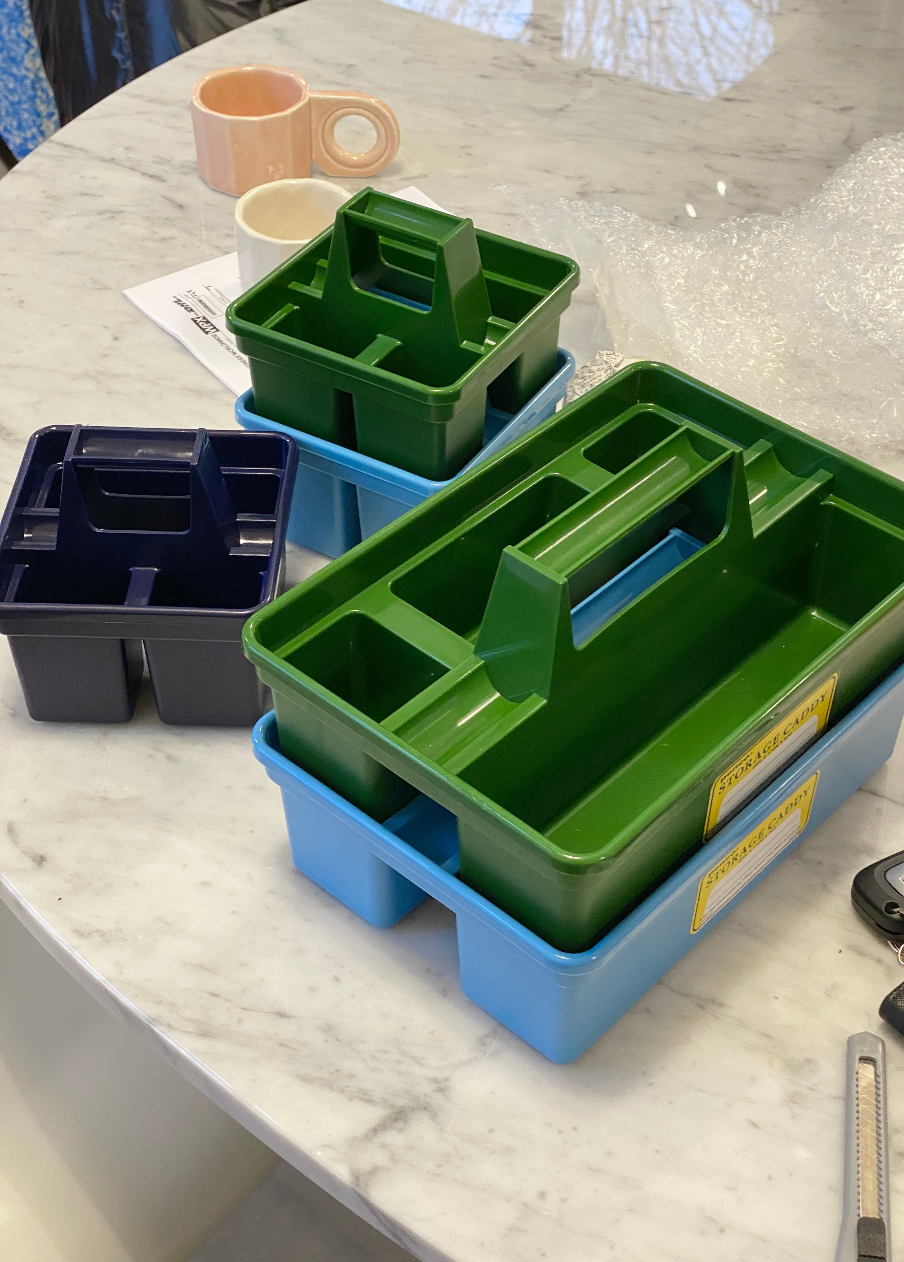 Storage caddy large navy-Penco-[interior]-[design]-KIOSK48TH