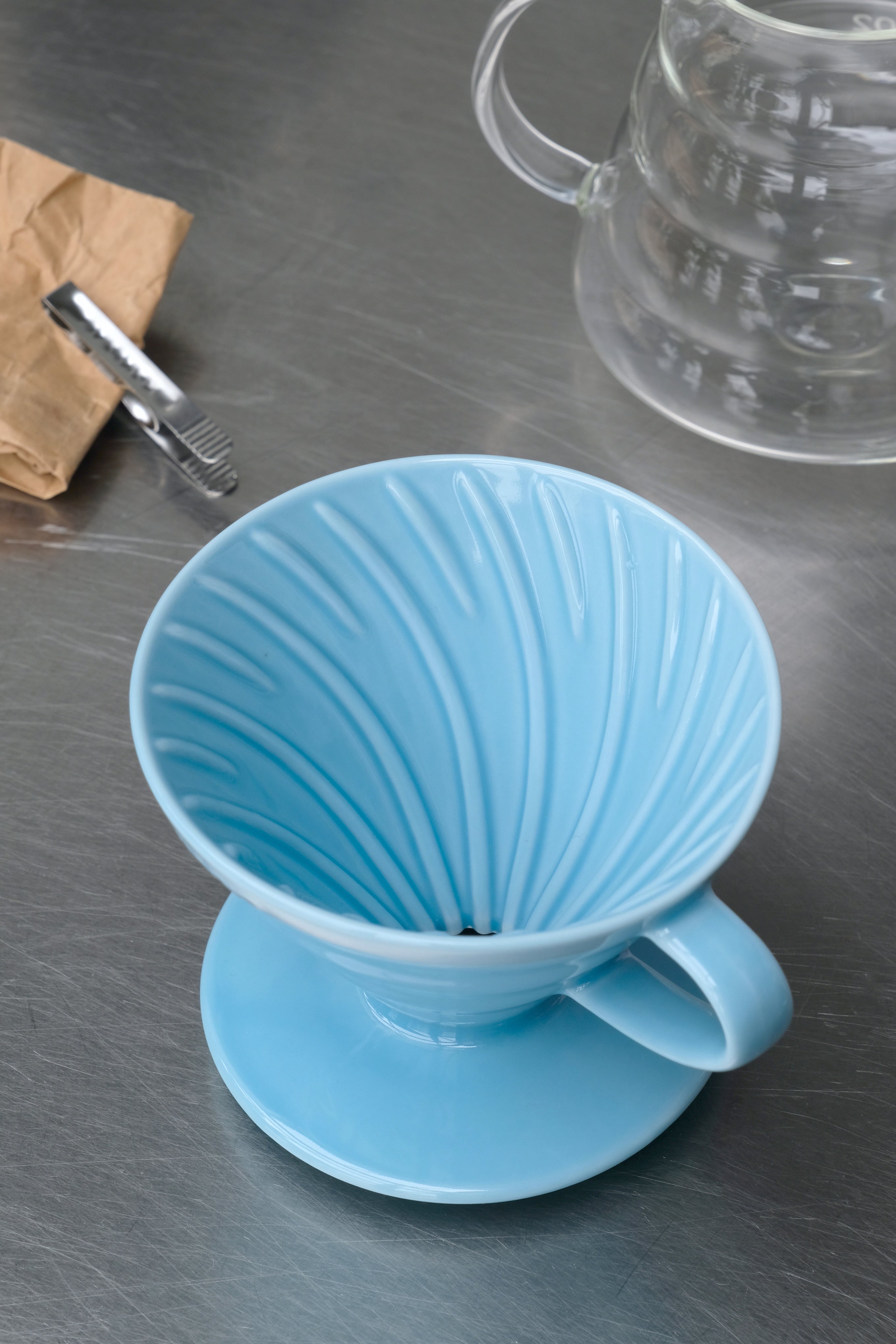 V60 ceramic dripper 02 light blue-Hario-[interior]-[design]-KIOSK48TH